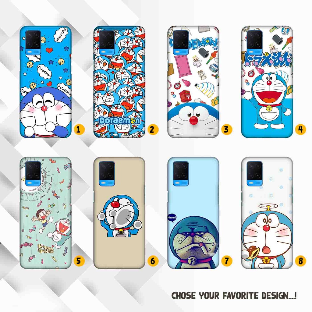 Premium Custom Case Oppo A54 Doraemon Casing Hardcase