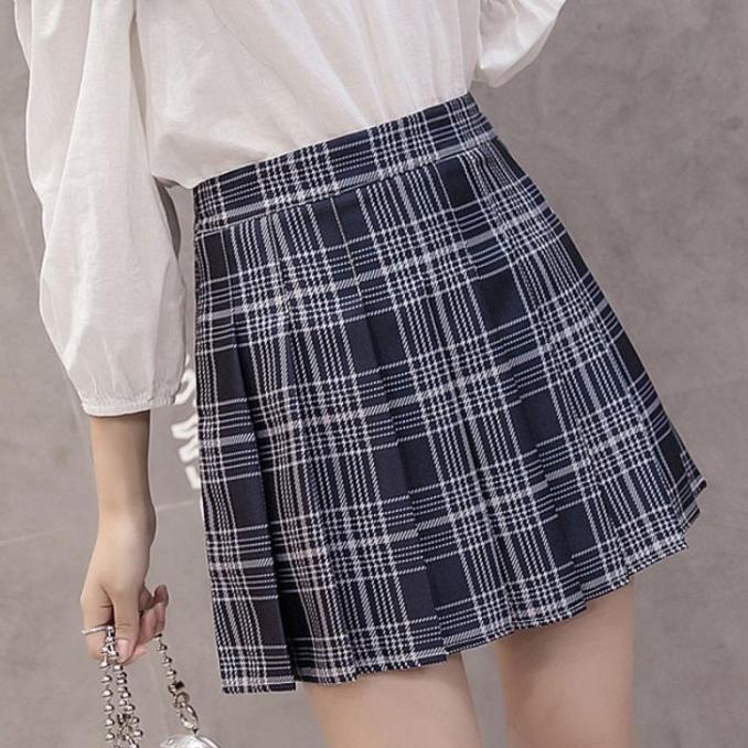 Korea Mini Skirt import / Rok Celana pendek Lipit Lisa Blackpink R01 Termurah