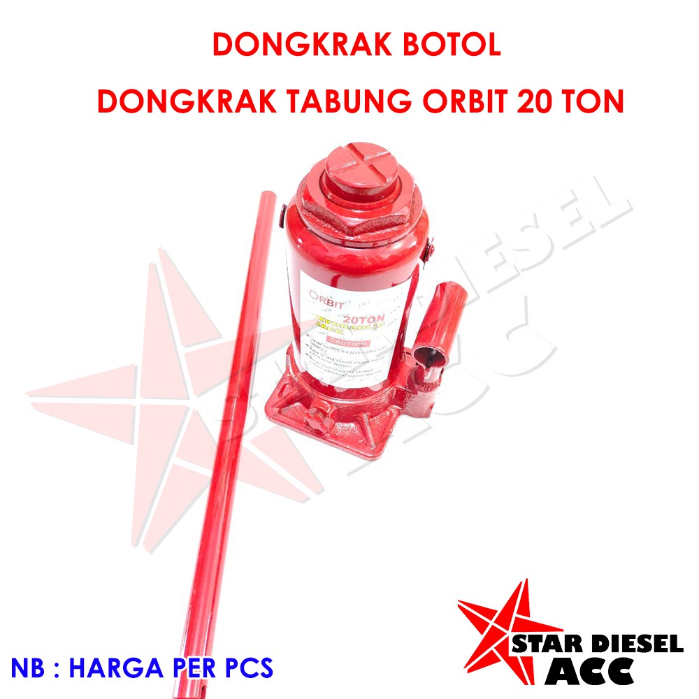 DONGKRAK BOTOL TON HYDRAULIC JACK ORBIT 20 TON DONGKRAK BOTOL DONKRAK MOBIL 20 TON