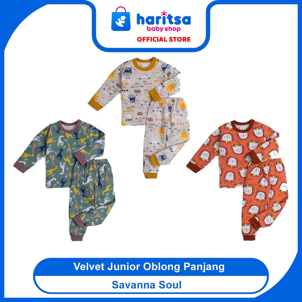 Velvet Junior Piyama Savanna Soul Velvet Piyama Anak/Setelan piyama anak/piyama bayi