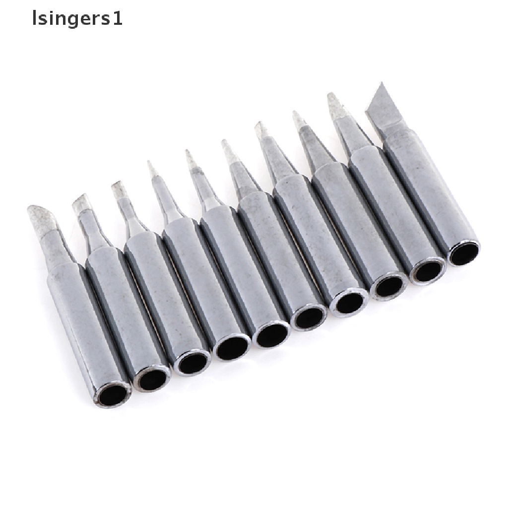 (lsingers1) 10pcs / Set Ujung Besi solder Konstan Temperatur Tinggi Untuk 900m 963 station