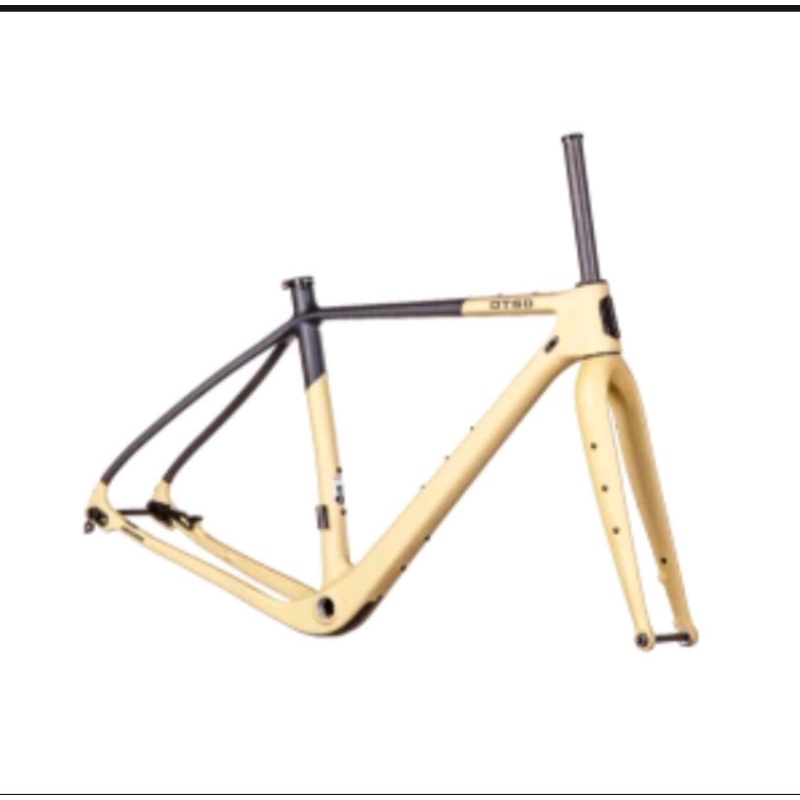FRAME ROAD BIKE or GRAVEL OTSO WAHEELA CARBON MATTE DESSERT BLACK 
