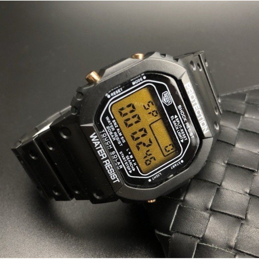 BAJ JAM TANGAN RUBBER DIGITAL SEGI DW-5600 IMPORT GROSIR MURAH KARET s1029 SPORT LED PRIA WANITA JF050