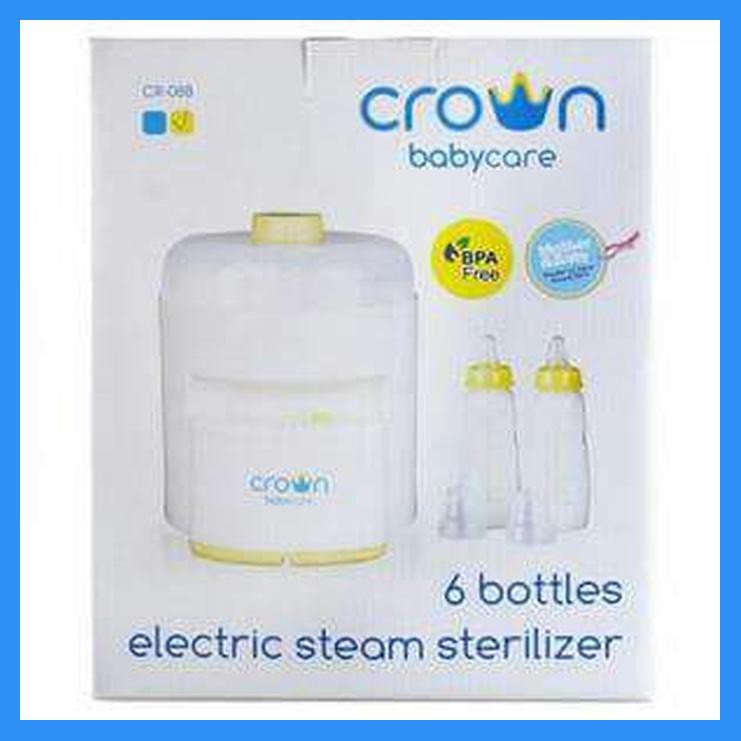 CROWN STERILLIZER BOTOL 6 / STERIL BOTOL SUSU BABY /STERIL BOTOL SUSU