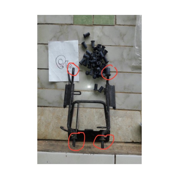 karet breket headlamp tiger 2000  tiger revo