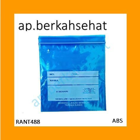 PLASTIK OBAT KLIP 8.7X13 CM PER PAK