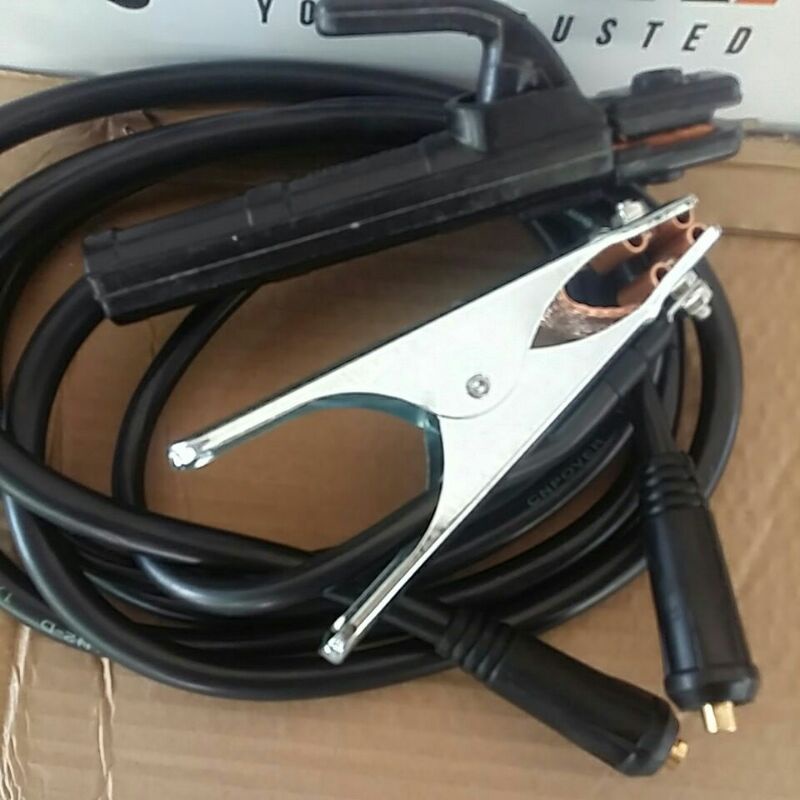 paket set tang las dan tang masa 3 meter tang las listrik