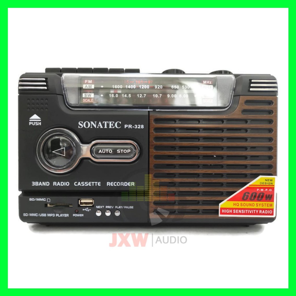 RADIO KASET TAPE COMPO USB MP3 &amp; SD CARD SONATEC PR 328 / PR 329 / PR328 / PR329 / PR-328 / PR-329