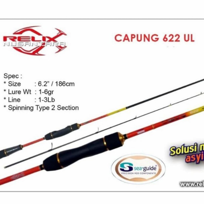Joran capung 1-3 lb 622 UL relix nusantara