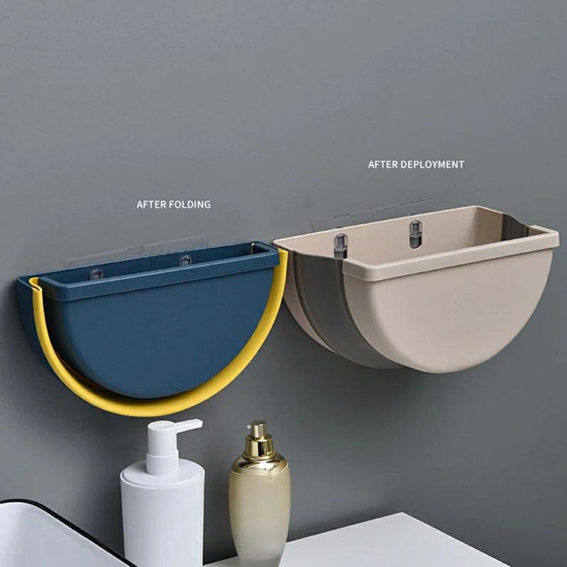 Tempat Sampah Mobil Dapur toilet Gantung lipat /Oval Foldable Kitchen bin