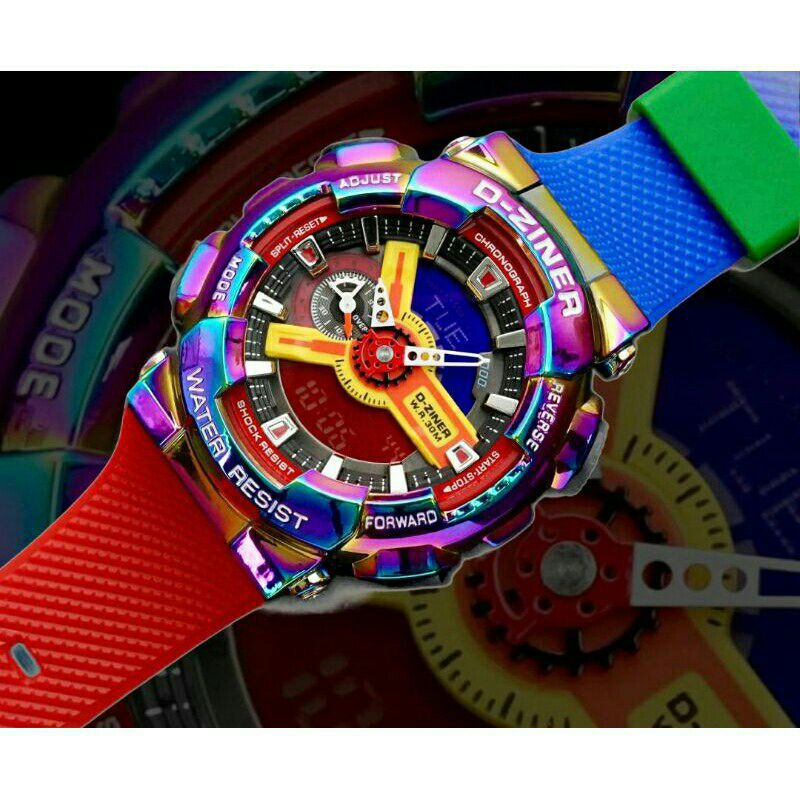 Jam tangan pria D Ziner 8295 Original waterresist,Crono &  autolight [Bisa COD] Best Seller