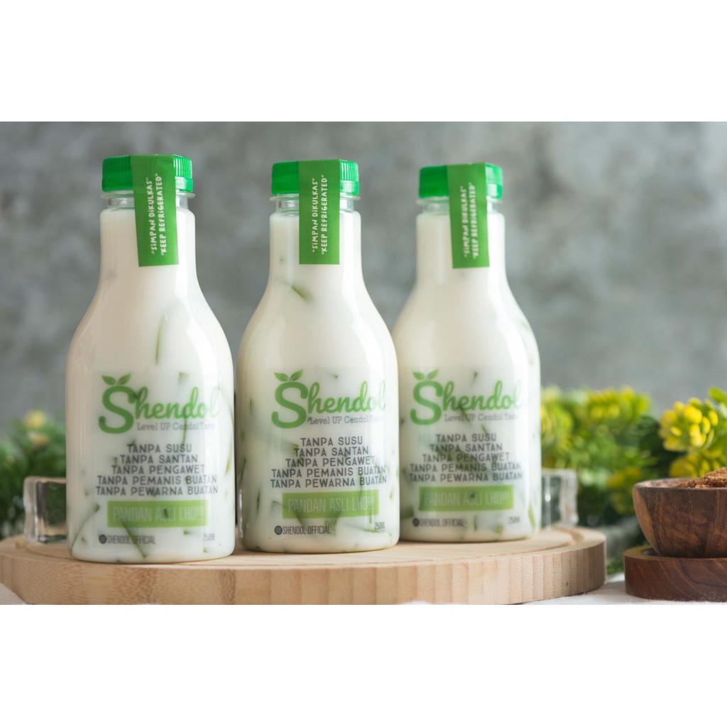 

Paket 3 botol Shendol pandan asli