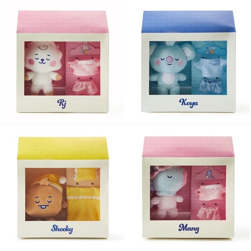 B106 ❤️ PUNIQ SPACE READHY STOCK  100% official BT21 BTS original authentic baby dream PAJAMA DOLL