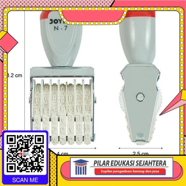 

NUMBER STAMP / STEMPEL NOMER JOYKO N-7 MURAH
