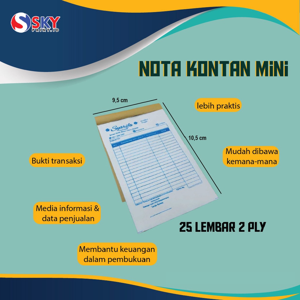 

Nota Kontan Mini NCR