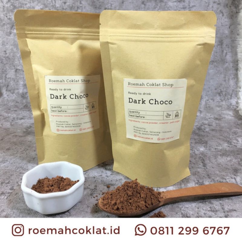 

Minuman Coklat Bubuk / Dark Chocolate Powder Drink