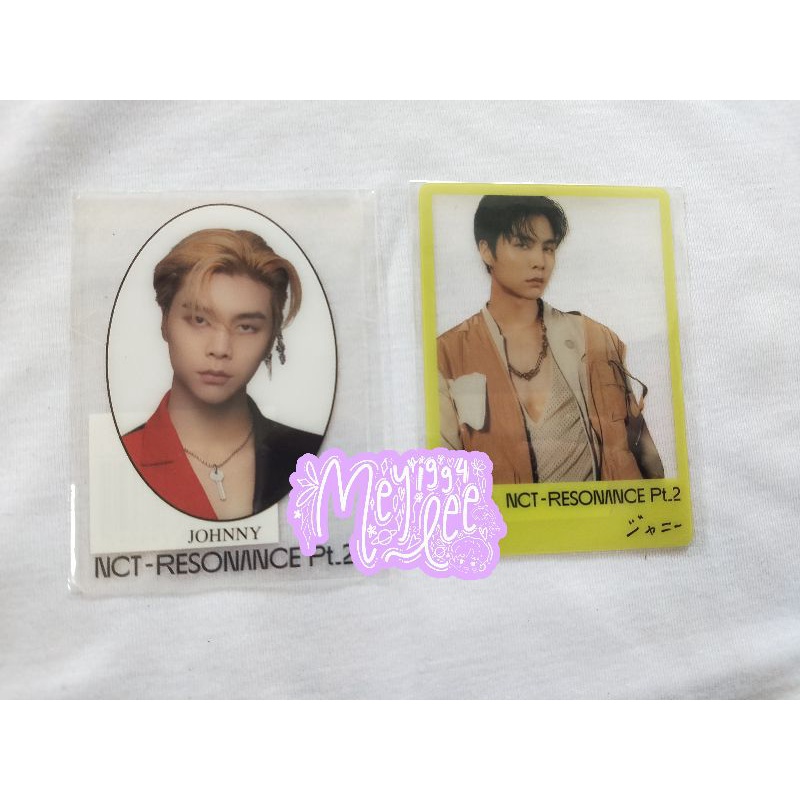 READY STOCK : NCT JOHNNY PREORDER BENEFIT MUMO SHOP (DEPARTURE & ARRIVAL)