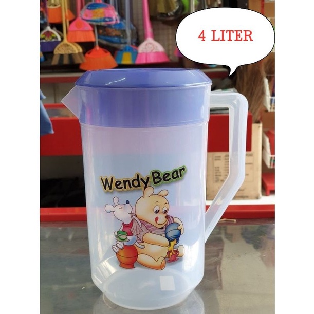 TEKO AIR MEREK SHINPO/ TEKO PLASTIK BESAR/ TEKO AIR JUMBO 4 LITER