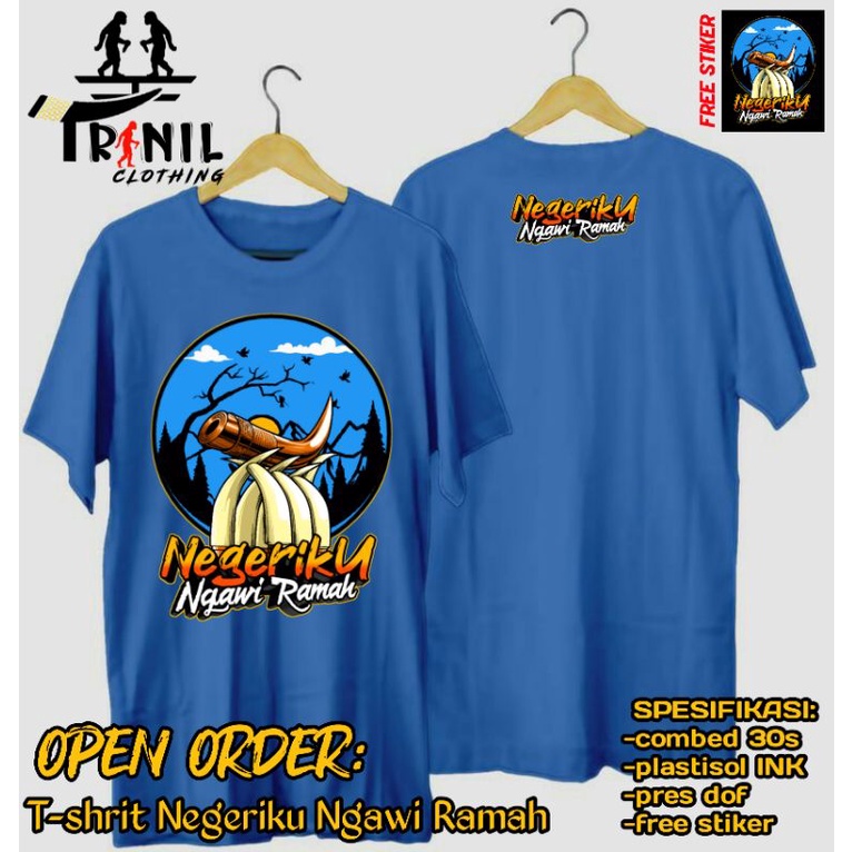 T-shirt NEGERIKU NGAWI RAMAH