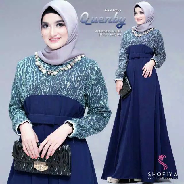 Gamis Wanita Terbaru 2021 / Gamis Remaja Terbaru 2021 Modern Lebaran / Lilla Dress Brukat / Gamis Br