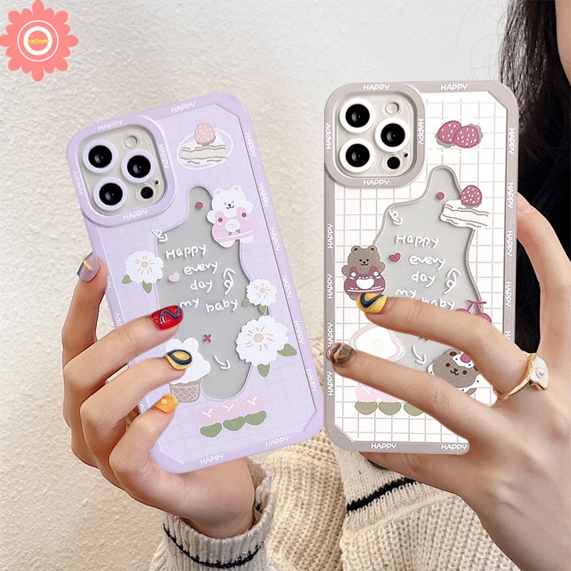 Soft Case Motif Kartun Kue Beruang Untuk Samsung A03 A13 A21s A30 A71 A10 A02 A50s M32 A11 A30s M23 A22 A23 A02S A03 Core A73 A33 A52 A5S A23 A2 A5S A20s A53 A52 A7S