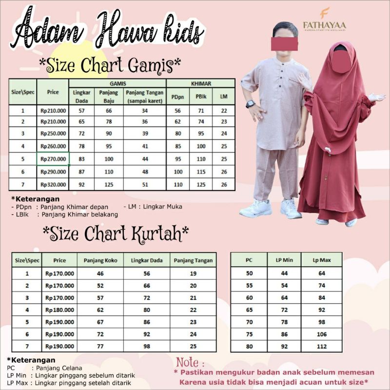 Hawa Kids Set  by Fathayaa