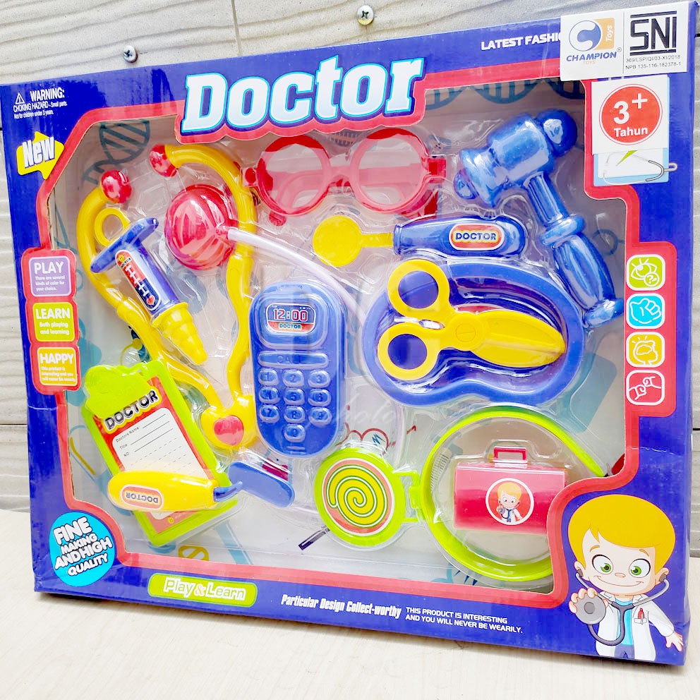 Doctor Medical Kit Mainan Peralatan Dokter-dokteran