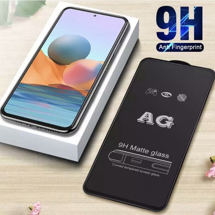 INFINIX ZERO 5G 2023 HOT 30i HOT 30 HOT 20i HOT 11 HOT 11S NFC TEMPERED GLASS MATTE ANTI MINYAK ANTI GORES KACA GLARE DOFF GAMING TEMPRED SCREEN GUARD PELINDUNG LAYAR FULL COVER