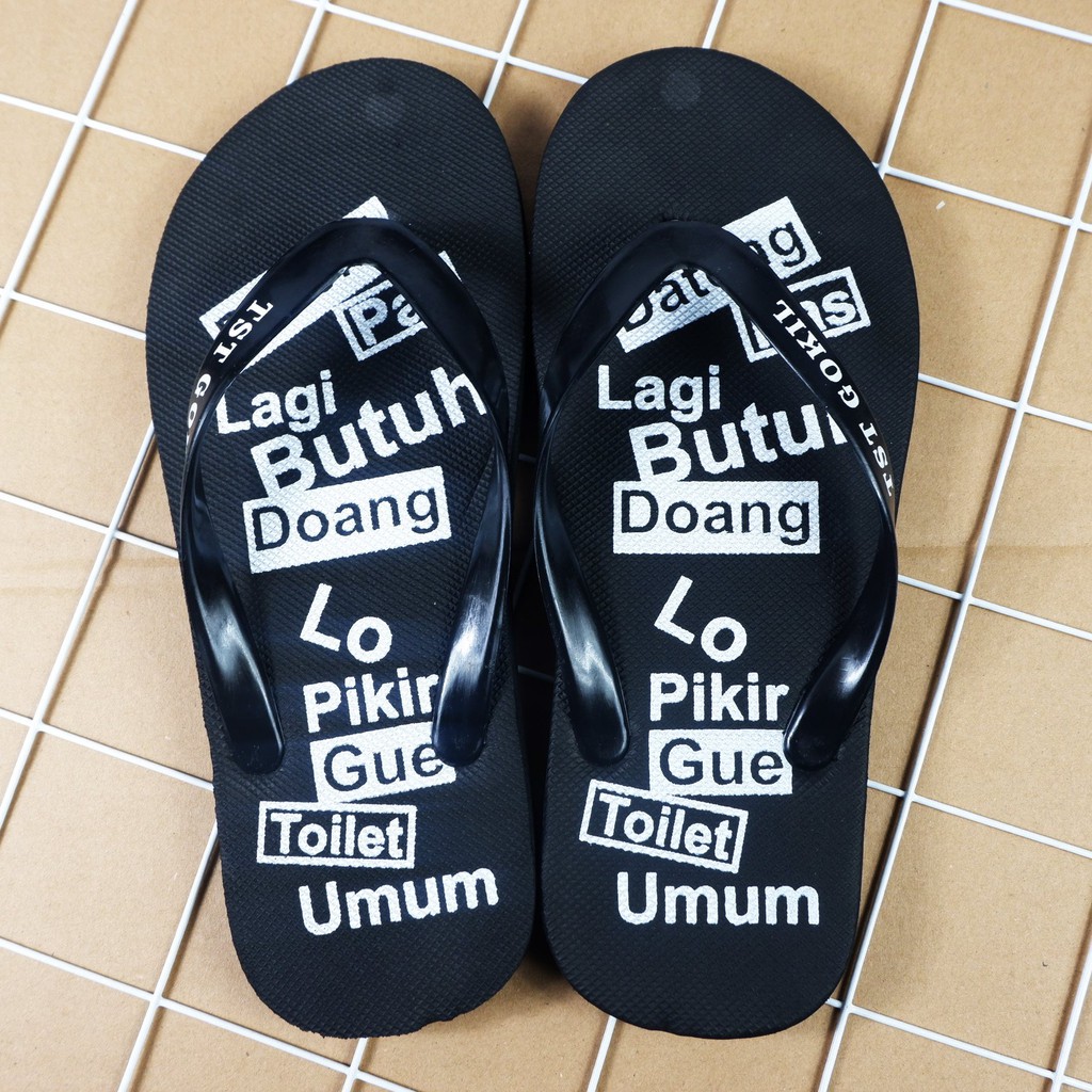 Paling Populer 13 Gambar  Sandal  Lucu  Gokil