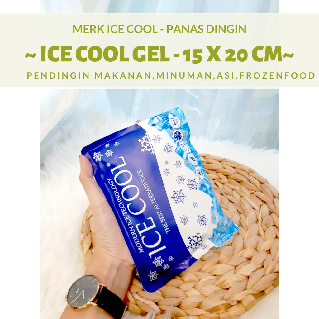 ice gel sedang 500 gram gr pack besar / dry es kompres gel Uk 15 x 20