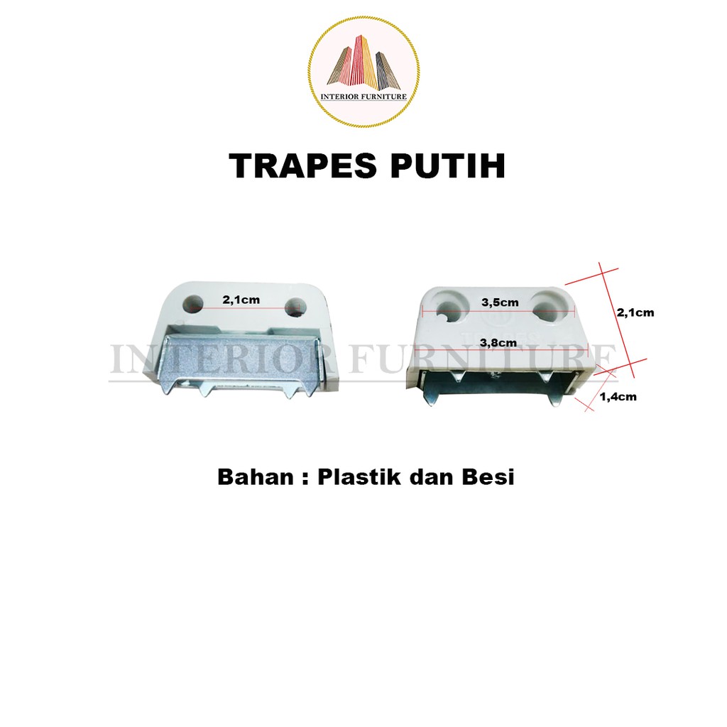 Trapes Ambalan Siku Kayu Lemari Plastik Traves Travex