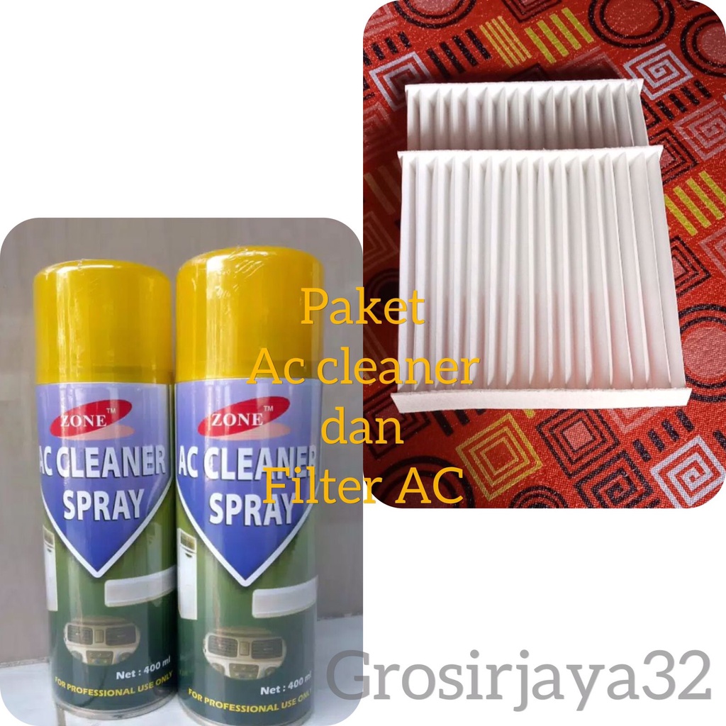 (LENGKAP 1 SET) Pembersih ac cleaner dan filter ac