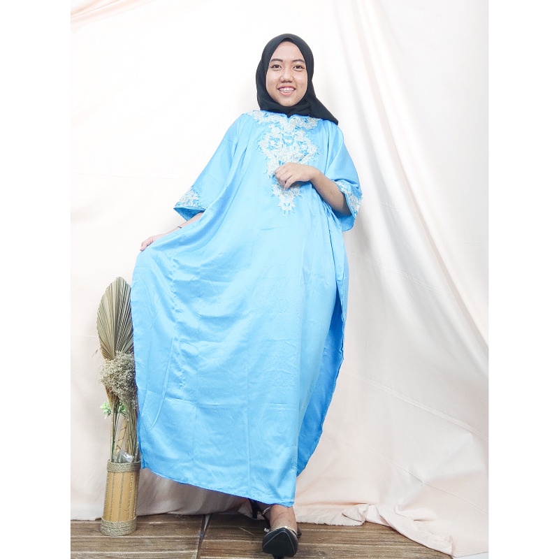 SB Collection Dress Maxi Wenny Longdress Kaftan Gamis Jumbo Casual Wanita