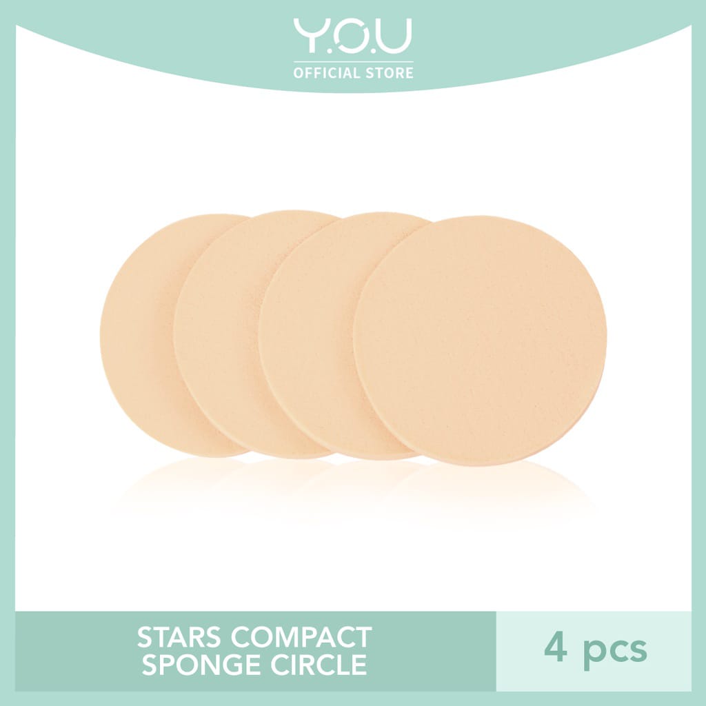 GLAMFIX Stars Compact Sponge Circle Isi 4pcs II Emperor