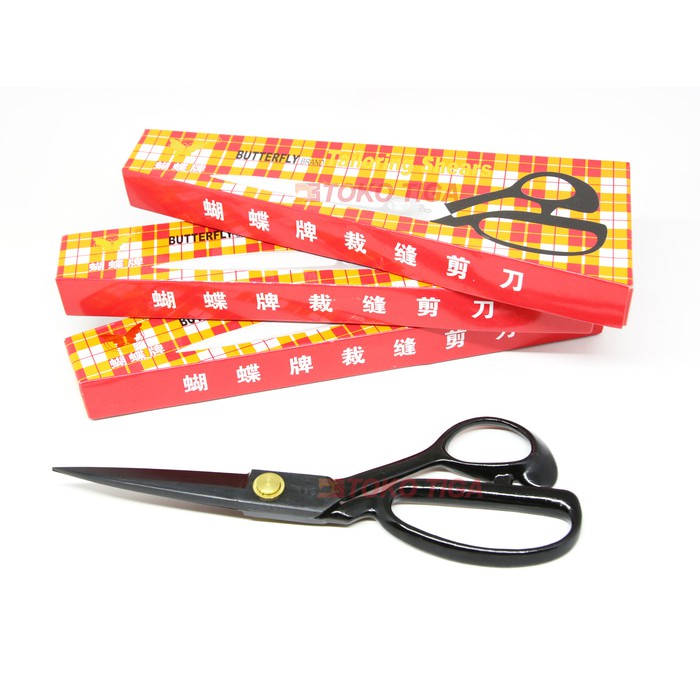 

SALE - GUNTING POTONG BAHAN KAIN BUTTERFLY 8" / GUNTING TAILOR UKURAN 8" PEMOTONG KERTAS SERBAGUNA