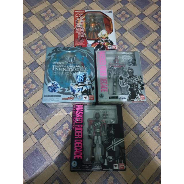 Shf decade & shf decade complete,Gaim Kachidoki arms, Wizard infinite style