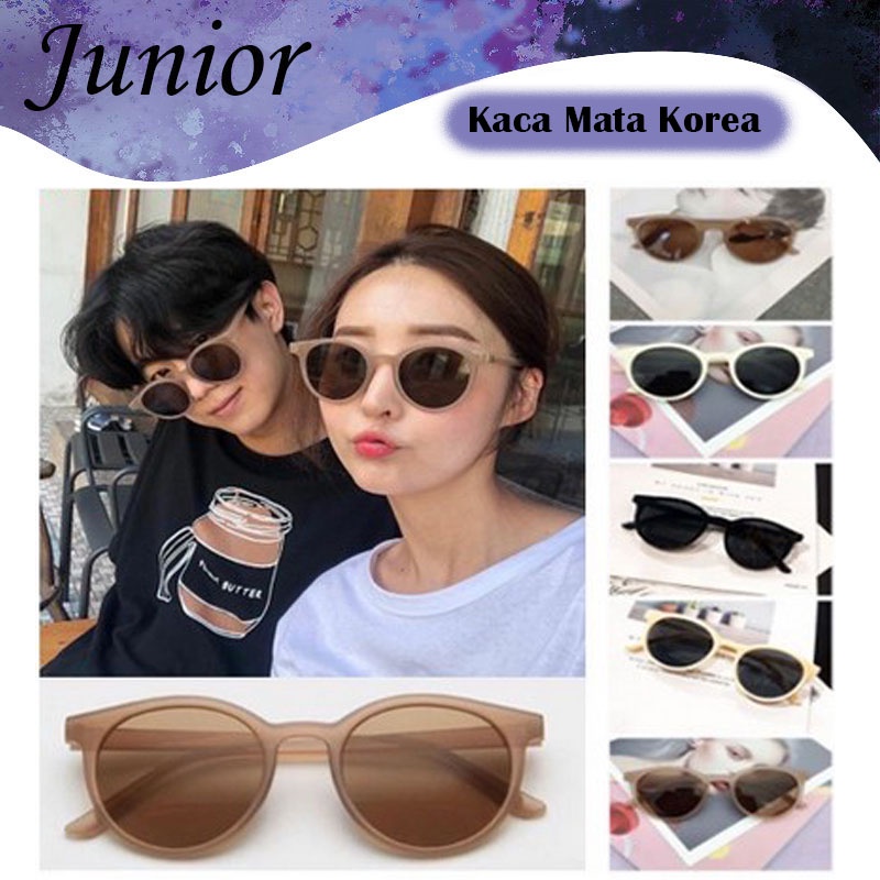 Kaca Mata Korea Anti Radiasi SunGlasses Hitam Kaca Mata Fashion