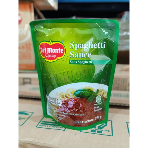 

Del monte saus spaghetti, saus barbeque 250 gr