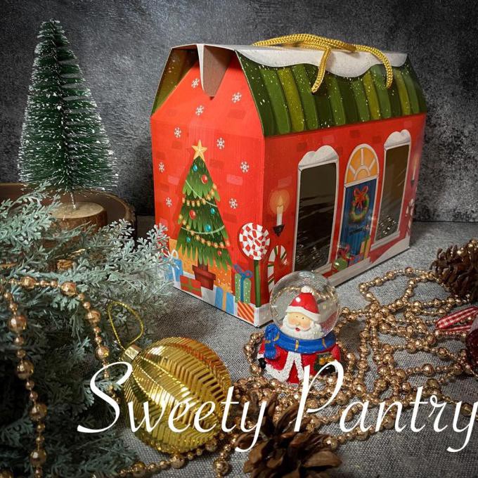 

Populer] Tb241214 Natal - Dus / Packaging Kue / Gift Box Uk 24X12X14 Cm Natal
