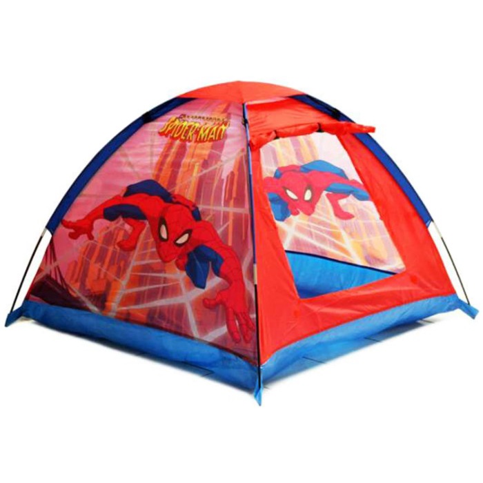 Tenda Anak Spiderman Free Packing Dus Plastik