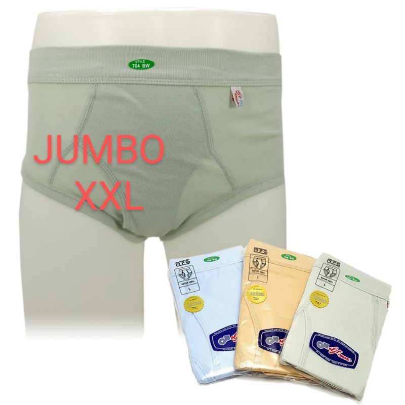 Celana Dalam Pria Jumbo XXL GT MAN 704 Bw Original