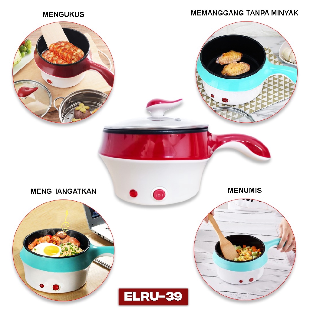 Panci Elektrik listrik - panci elektrik peralatan memasak - ELRU-39