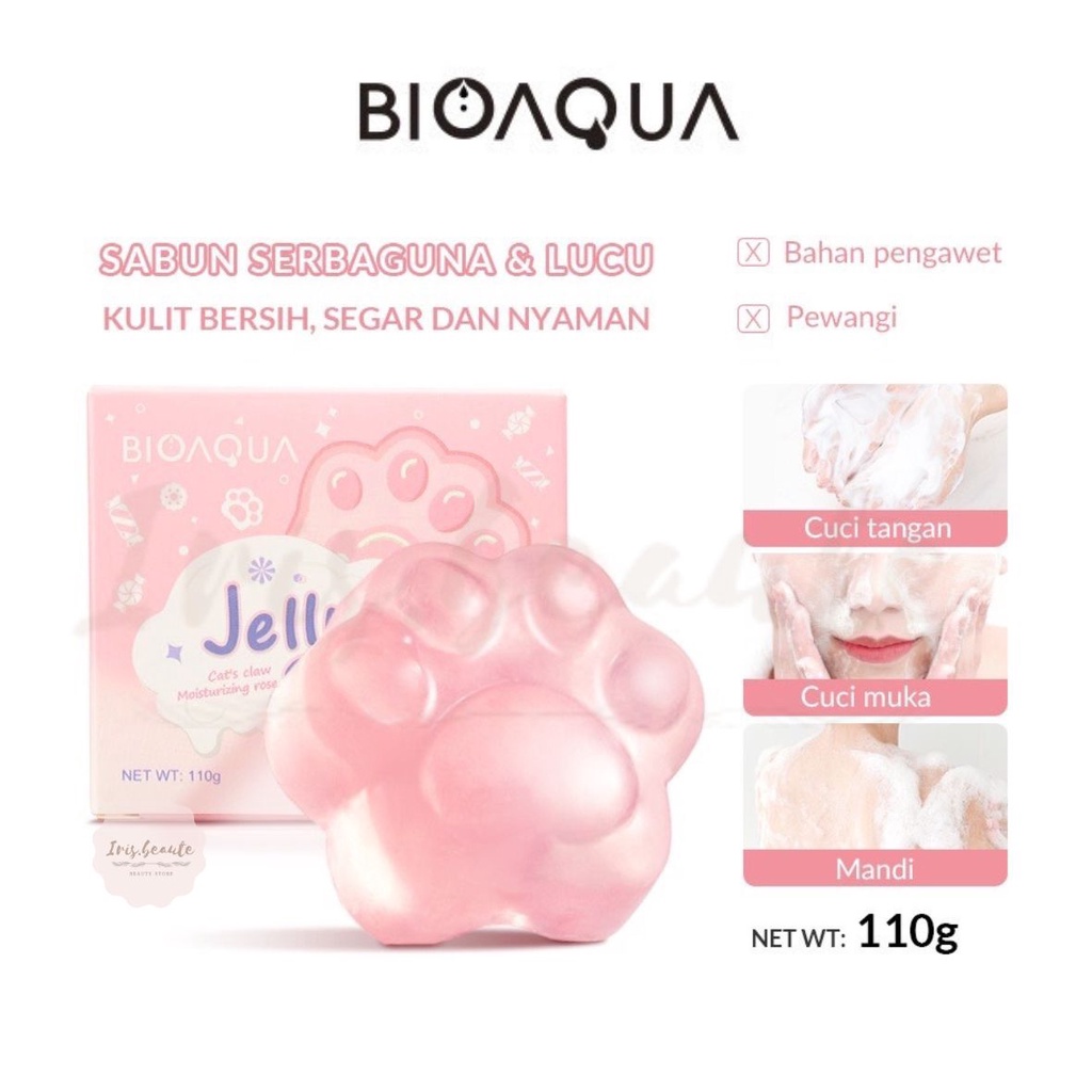 BIOAQUA Cat's Claw Moisturizing Rose Jelly Soap