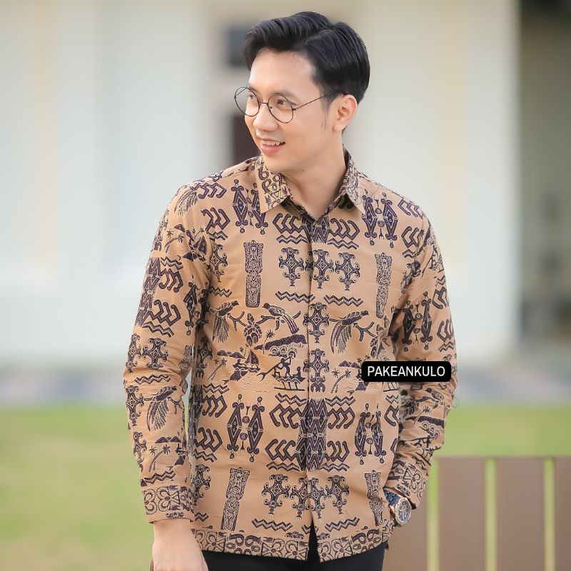 Batik Premium Pria Slimfit || Motif Brawijaya