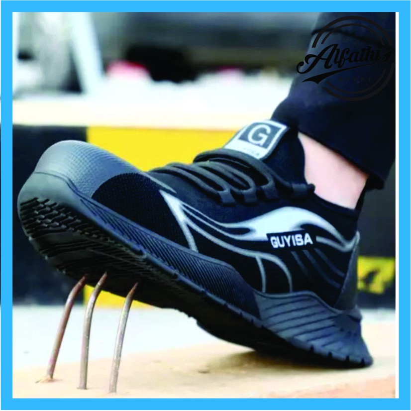 AlFathi Sepatu Safety Sneakers Sport New Ori By Guyisa Anti Tusukan