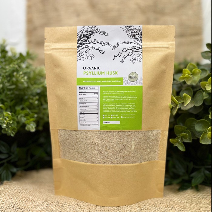 

Premium Psyllium Husk Powder Organic 250 gram Pure / Bubuk Psyllium