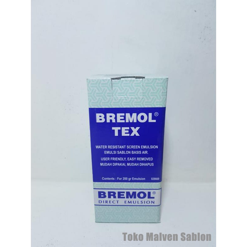 

Obat Afdruk Sablon - Bremol Tex Water Base 200gr