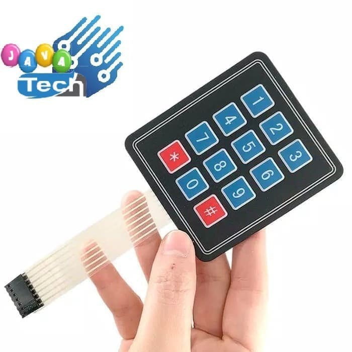 Modul Membrane Switch Keypad 12 Key 3 x 4 Matrix Array 3x4