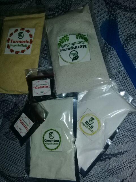 Paket Perlengkapan Masker Organik Isi Mangkok Bando Kuas Spatula Pengaduk