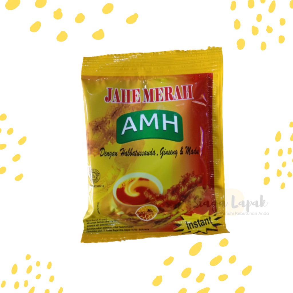 

Jahe Merah AMH 1 SACHET Habbatussauda Ginseng & Madu Minuman Tradisional Herbal Serbuk